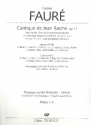 Cantique de Jean Racine op.11 fr gem Chor und Orchester Spielpartitur Flten