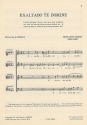 Giovanni Croce: Exaltabo Te Domine SATB vocal score