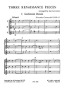 Lawrence, I Three Renaissance Pieces Junior Music Stage 2 Sc/Pts ORCHESTRA score and parts