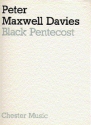 Peter Maxwell Davies: Black Pentecost Mezzo-Soprano, Baritone Voice, Orchestra score