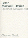Peter Maxwell Davies: Quartet Movement string quartet MINIATURE SCORE