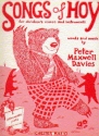 Peter Maxwell Davies: Songs Of Hoy Instrumental Parts Voice, Soprano (Descant) Recorder, Piano Accompaniment, Guitar Instrumental Work