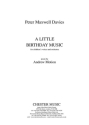 Peter Maxwell Davies: A Little Birthday Music - Full Score Unison Voice, Orchestra score