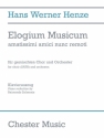 Hans Werner Henze: Elogium Musicum (Vocal Score) SATB, Piano Accompaniment Vocal Score