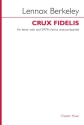 Lennox Berkeley: Crux Fidelis Op.43 No.1 for tenor and mixed chorus unaccompanied choral score