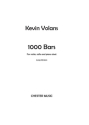Kevin Volans: 1000 Bars (Long Version) Violin, Cello, Piano Duet score and parts