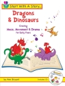 Start With A Story - Dragons & Dinosaurs Melody Line, Lyrics & Chords Classroom Activity
