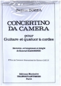 Concertino Da Camera pour guitar et 4  cordes partition et parties