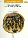 Overture from The Abduction from the Seraglio KV384 for concert band score and parts