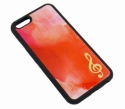 iPhone 6 Backcover Violinschlssel golden/rot