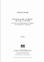 Vivaldi, Antonio / Tarkmann, Andreas Nicolai (B) CONCERTO G-MOLL - LA NOTTE OP. X Nr. 2, RV439 Partitur