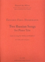 2 russian Songs for violin, viola and piano parts