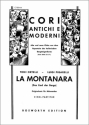 La montanara f�r M�nnerchor Singpartitur