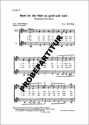 Wohl ist die Welt so gro� und weit f�r Frauenchor Singpartitur