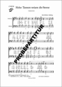 Hohe Tannen weisen die Sterne f�r M�nnerchor Singpartitur