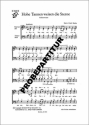 Hohe Tannen weisen die Sterne f�r gem Chor Singpartitur