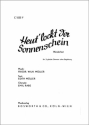 Heut' lockt der Sonnenschein f�r Frauenchor Singpartitur