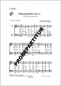 Bergvagabunden sind wir f�r gem Chor Singpartitur