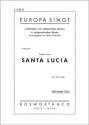 Santa Lucia f�r gem Chor Singpartitur