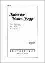 Kinder der blauen Berge f�r M�nnerchor Singpartitur