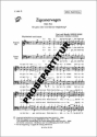 Zigeunerwagen f�r gem Chor Singpartitur