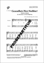 Gesundheit, Herr Nachbar f�r M�nnerchor Klavierpartitur