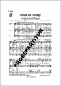 Abend im Gebirge f�r gem Chor Singpartitur