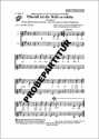 �berall ist die Welt so sch�n f�r Frauenchor Klavierpartitur