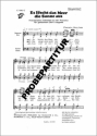 Es l�scht das Meer die Sonne aus f�r gem Chor Singpartitur