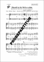 �berall ist die Welt so sch�n f�r M�nnerchor Klavierpartitur