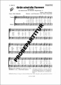 Gr�n sind die Tannen f�r M�nnerchor Singpartitur