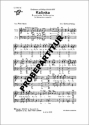 Kalinka f�r M�nnerchor Singpartitur