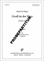 Gro� ist der Herr f�r gem Chor Singpartitur