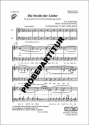 Die Stra�e der Lieder f�r gem Chor Klavierpartitur