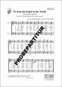 ES KAM EIN ENGEL IN DER NACHT f�r M�nnerchor Singpartitur