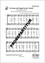 ES KAM EIN ENGEL IN DER NACHT f�r gem Chor Singpartitur