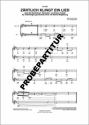 Z�rtlich kliegt ein Lied f�r gem Chor Singpartitur