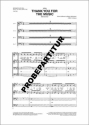 Thank You For The Music (ABBA) f�r M�nnerchor Klavierpartitur