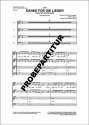 Danke f�r die Lieder f�r gem Chor Klavierpartitur