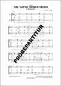 Gib, Vater, deinen Segen f�r M�nnerchor Singpartitur