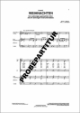 Weihnachten f�r gem Chor Singpartitur