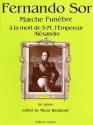 Fernando Sor Marche Funebre Klavier Spielpartitur