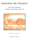 Trio op.38 for guitar, violin and viola score and parts