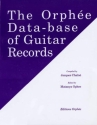 Jacque Chaine Orphee Data Base of Guitar Records