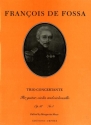 Francois De Fossa Trio Concertante Violine, Violoncello und Gitarre Partitur und Stimmen