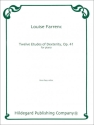 Louise Farrenc Etudes for Piano Klavier
