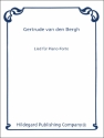 Gertrude van den Bergh Lied Klavier