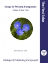 Various First Solos: Songs by Women Composers Vol.3, Low Voice Gesang und Keyboard