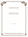 Phantasie In E Minor for soprano, violin and piano piano score and violin part (dt)
