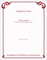 Sulpitia Cesis 3 Motets for 4, 5, 8 Voices